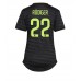 Cheap Real Madrid Antonio Rudiger #22 Third Football Shirt Women 2022-23 Short Sleeve